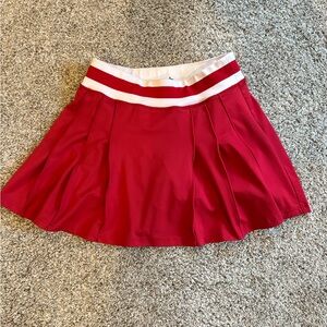 Tuckernuck Red and White Tennis/pickleball Skirt Sz Small